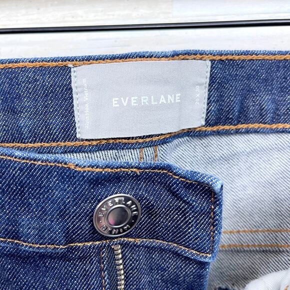Everlane Slim Straight Leg Stretch Jeans Dark Wash 5 Pocket Denim Mens 29x30 - Picture 6 of 7
